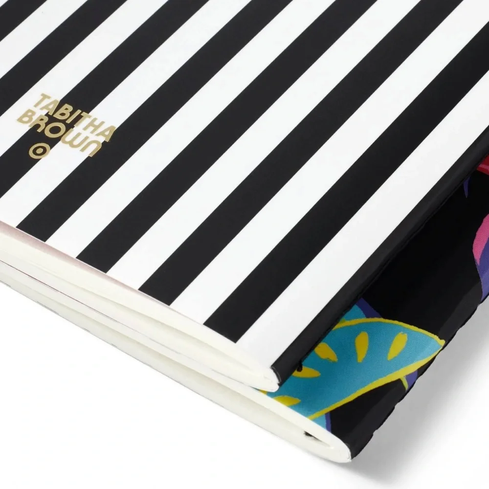 Tabitha Brown LIMITED EDITION Lemon Print Soft Cover Journal Set